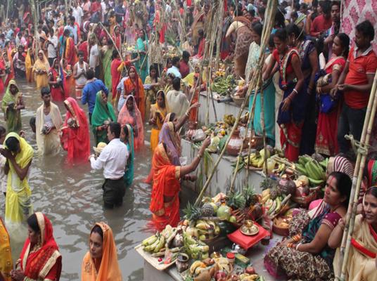 chhat puja celebrations