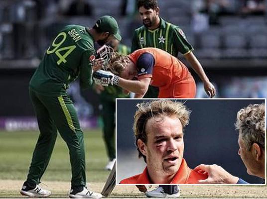 Pakistan bowlers injure opponents