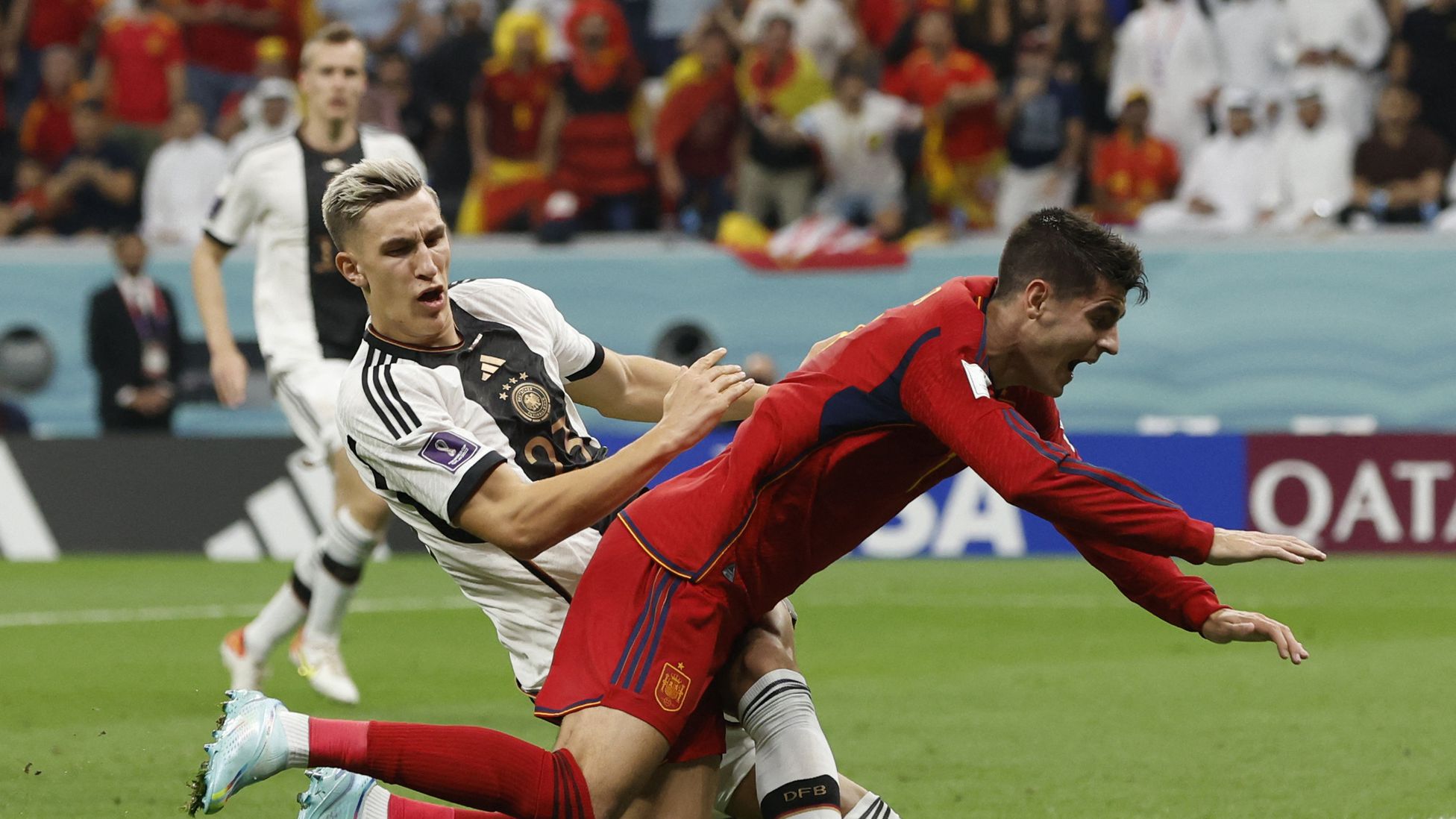 Spain vs Germany : డ్రా అయిన హోరాహోరీ పోరు