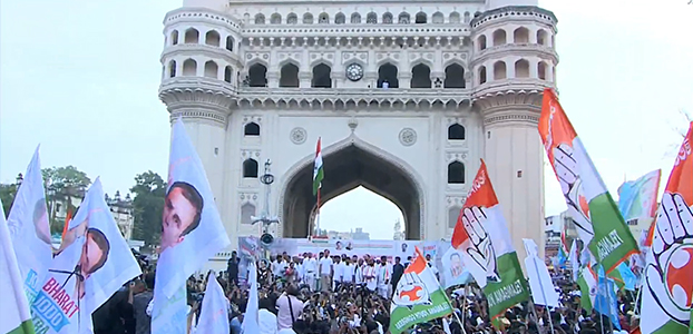 Rahul Gandhi Yatra : కాంగ్-రేస్.. చార్మినార్ అడ్డాగా బీజేపీకి సవాల్!