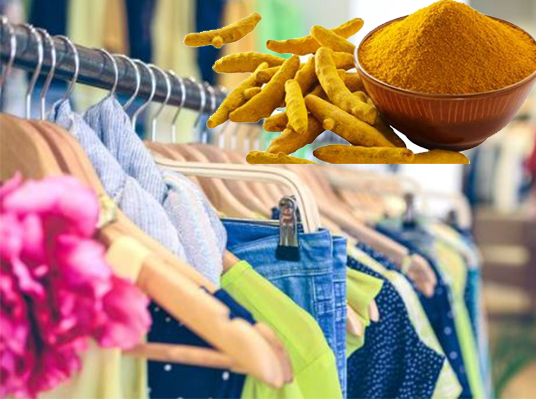 Do you know why they add turmeric to new clothes?