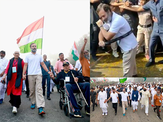 Bharat Jodo Yatra : సంగారెడ్డి జిల్లాలో భారత్ జోడో యాత్ర జోష్.. రాహుల్ పాదయాత్రలో ఆసక్తికర సన్నివేశాలు