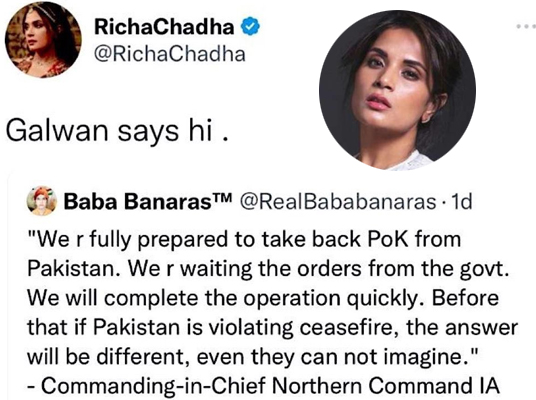 Richa Chadha Controversial Statements : సైనిక అమరవీరులపై రిచా చద్దా వివాదాస్పద వ్యాఖ్యలు..