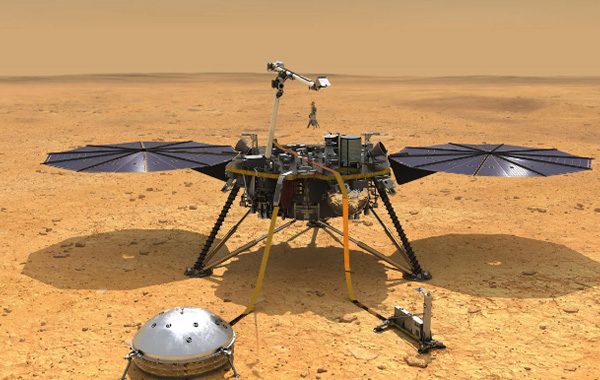 NASAs InSight Lander: మార్స్ పై ఇన్ సైట్ రోవర్ లాస్ట్ ఫొటో కిక్కే వేరప్పా!