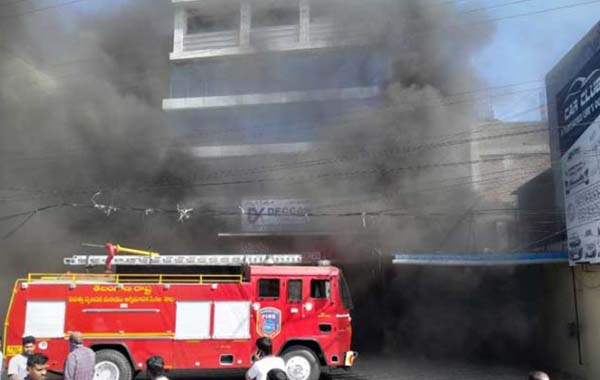 Huge fire in Secunderabad