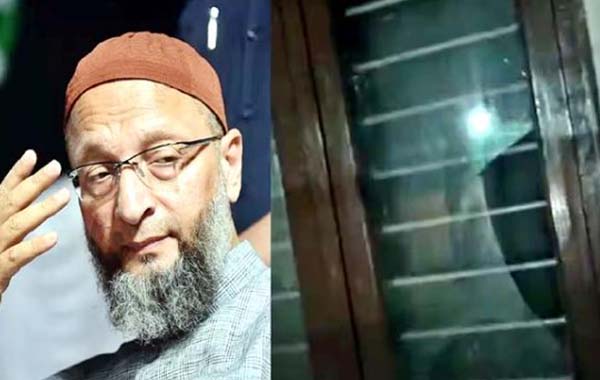 Asaduddin Owaisi : ఢిల్లీలో ఓవైసీ ఇంటిపై దుండగులు దాడి.. కిటికీలు ధ్వంసం..