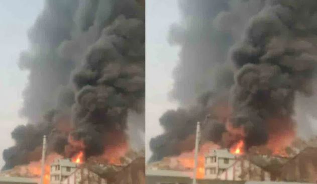 Fire accident: చిక్కడపల్లిలో అగ్నిప్రమాదం.. గోదాంలో ఎగిసిపడుతున్న మంటలు