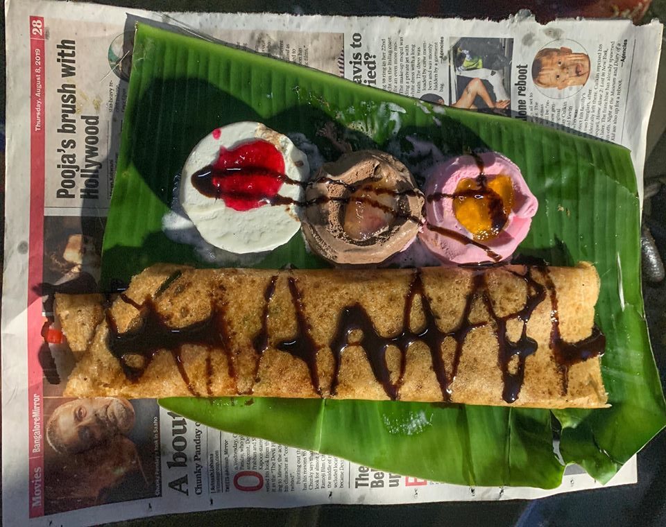 Icecream dosa: ఐస్ క్రీమ్ దోశ.. టేస్ట్ అదిరిపోలా..