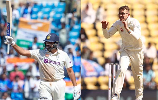 IND Vs AUS : నాగ్‌పూర్ టెస్టుపై భారత్ పట్టు.. రోహిత్ సెంచరీ.. మెరిసిన మర్ఫీ..