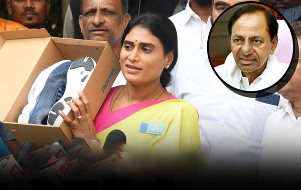 Sharmila: కేసీఆర్ కు ‘షూ’ గిఫ్ట్.. షర్మిల సవాల్.. పొంగులేటితో మైండ్ గేమ్