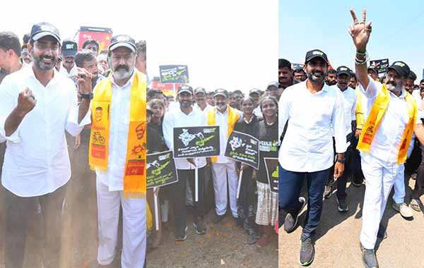 Balakrishna : అల్లుడు పాదయాత్రలో మామ సందడి.. జగన్ పై బాలయ్య ఫైర్..