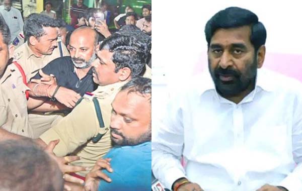 BRS : టెన్త్ పేపర్ లీకేజీలో బండి సంజయ్ పాత్ర..! అందుకే అరెస్ట్: బీఆర్ఎస్ నేతలు