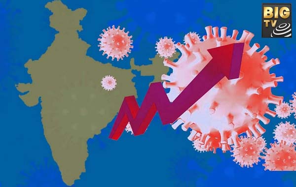 Corona Virus : భారత్ లో కరోనా డేంజర్ బెల్స్.. భారీగా కొత్త కేసులు..