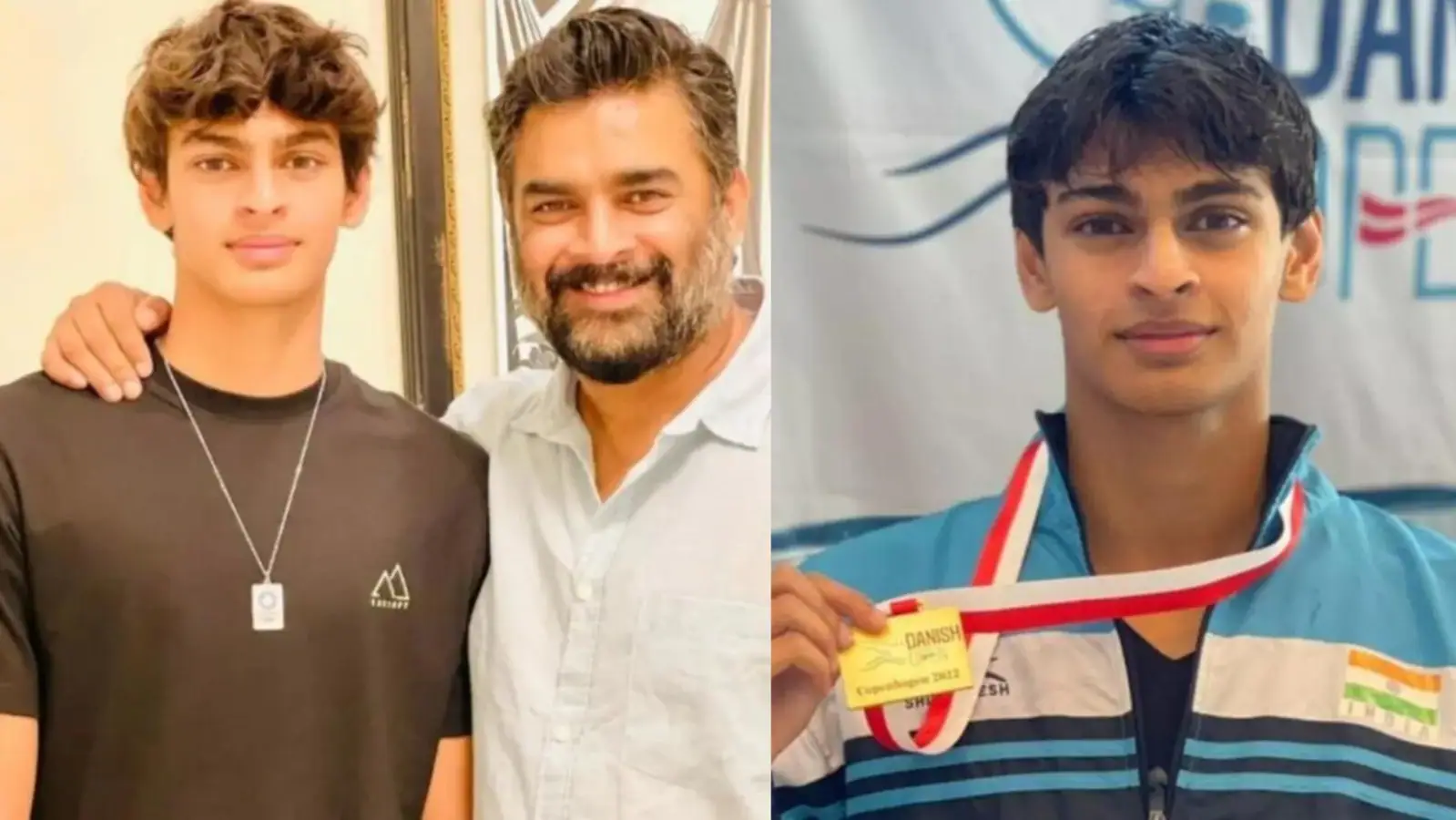 Hero Madhavan’s son’s records:-హీరో మాధవన్ కుమారుడి రికార్డులు.. స్విమ్మింగ్‌లో 5 గోల్డ్ మెడల్స్ 