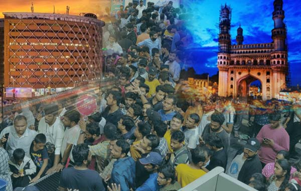 The population of Hyderabad is over one crore