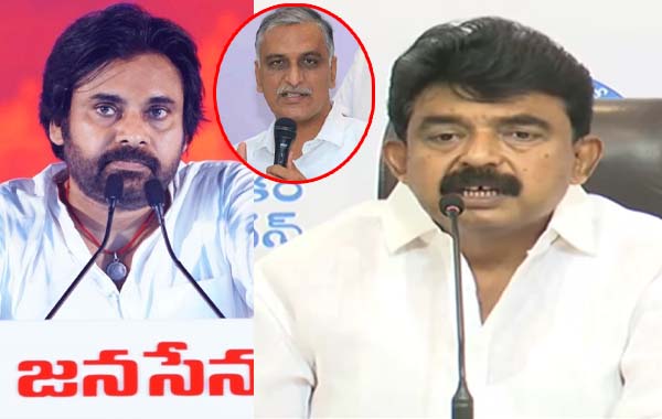 Pawan Kalyan : హరీష్ Vs ఏపీ మంత్రులు.. పవన్ ఎంట్రీ.. వైసీపీ కౌంటర్ ఎటాక్..