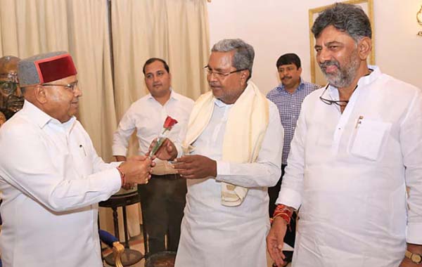 Siddaramaiah : కర్ణాటకలో ప్రభుత్వ ఏర్పాటుకు గవర్నర్‌ ఆహ్వానం.. రేపు సీఎంగా సిద్ధరామయ్య ప్రమాణస్వీకారం..