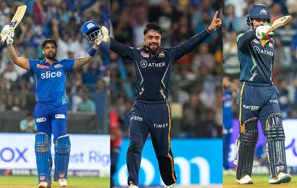 IPL : సూర్య సూపర్ సెంచరీ.. రషీద్ ఖాన్ మెరుపులు వృథా.. ముంబై విజయం..