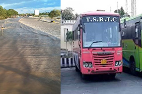 TSRTC News: హైదరాబాద్- విజయవాడ హైవేపై వరద ప్రవాహం.. ఆర్టీసీ సర్వీసులు బంద్..