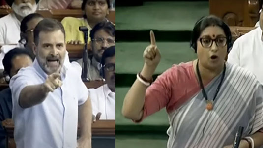 Rahul Gandhi vs Smriti Irani : మోదీ రావణుడు.. భారతమాతను హత్య చేశారన్న రాహుల్.. స్మృతి ఇరానీ కౌంటర్..