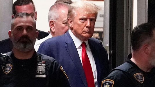 Former america President Donald Trump was arrested