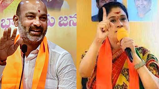 BJP : గజ్వేల్ నుంచి బండి..? కామారెడ్డి బరిలో విజయశాంతి..?