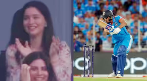 Shubman Gill : ఊ అంటాడా..ఊహూ అంటాడా? పూణె మ్యాచ్ లో గిల్ ఫోర్ కొడితే.. సారా చప్పట్లు..