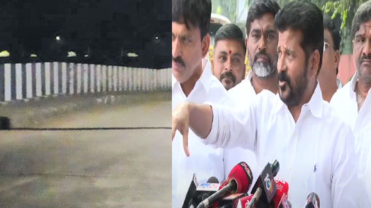 Revanth Reddy :  అందువల్లే మేడిగడ్డ బ్యారేజ్ కుంగింది.. విచారణ జరిపించాలని రేవంత్ డిమాండ్..