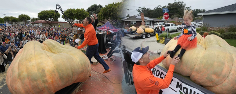 Largest Pumpkin: వామ్మో..గుమ్మడికాయ.. ఎంత బరువు ఉందో తెలుసా?