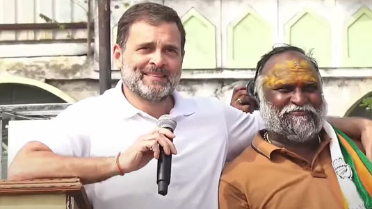 Rahul Gandhi Sangareddy : బీజేపీ, బీఆర్ఎస్, ఎంఐఎం మూడు ఒకటే.. రాహుల్ గాంధీ సంచలన వ్యాఖ్యలు..