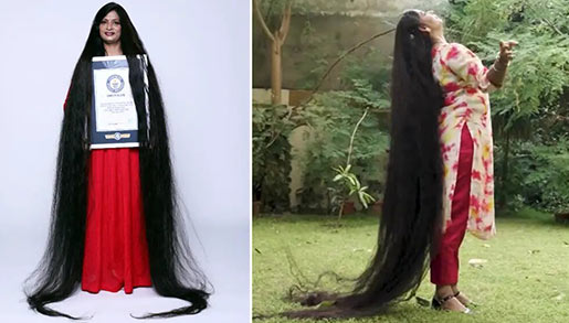 Longest Hair : పొడవైన కురులు.. గిన్నిస్‌లోకి యూపీ మహిళ