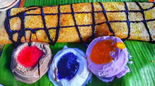 Icecream Dosa: అదిరిపోయే ఐస్‌క్రీమ్ దోశ.. ట్రెండ్ సెట్ చేసిందిగా..