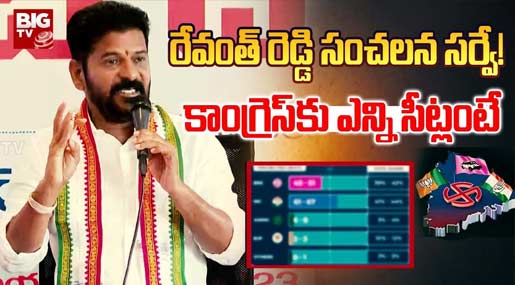 Revanth Reddy Sensational Survey Report On Telangana Assembly Elections