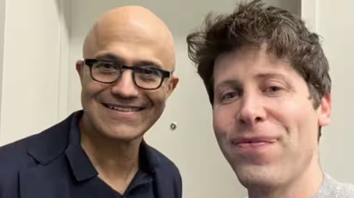 Sam Altman : ఓపెన్ ఏఐ వద్దంది.. మైక్రోసాఫ్ట్ రమ్మంది!