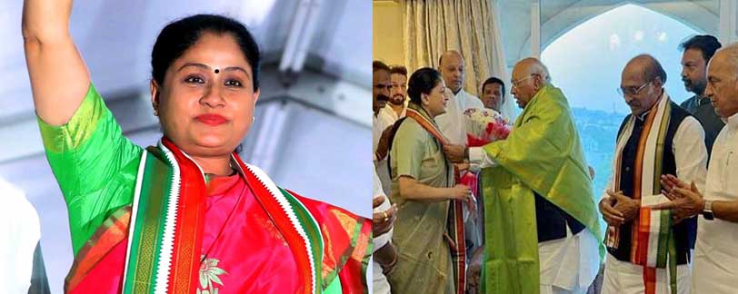 Vijayashanti joins Congress