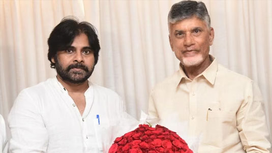 TDP-JANASENA : వైఎస్‌ఆర్‌సీపీని గ‌ద్దె దించ‌డ‌మే ల‌క్ష్యం.. చంద్రబాబుతో పవన్ భేటీ..