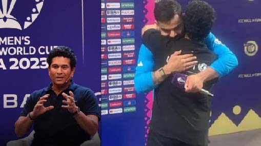 Sachin Tendulkar : మొదటిరోజు కోహ్లీని ఆట పట్టించారు .. ఆనాటి ఘటన గుర్తు చేసుకున్న సచిన్..