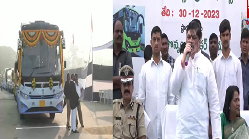 TSRTC: కొత్త బస్సులను ప్రారంభించిన మంత్రి పొన్నం ప్రభాకర్..