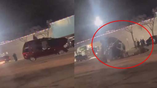 Car Performing Dangerous Stunts : కారుతో యువతి స్టంట్స్.. నలిగిపోయిన ఐదుగురు స్నేహితులు