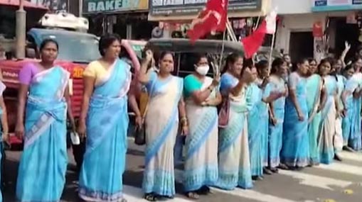 Anganwadi Strike : అంగన్‌వాడీల పోరుబాట.. ఏపీలో కొనసాగుతున్న సమ్మె..