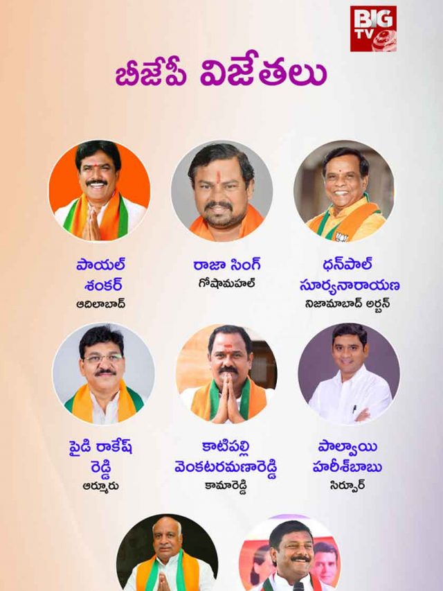 Telangana election BJP winners