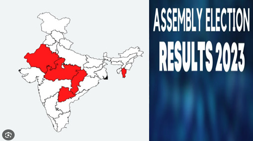 Four States Results: మధ్యప్రదేశ్, రాజస్థాన్ లో బీజేపీ జోష్.. ఛత్తీస్ గఢ్ లో టఫ్ ఫైట్