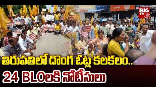 Chandragiri Fake Votes : ఓటర్ల నమోదు అక్రమాలపై విచారణ.. బీఎల్ఓలకు షాకాజ్ నోటీసులు జారీ..