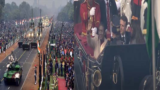 Republic Day : ఢిల్లీలో ఘనంగా రిపబ్లిక్ డే వేడుకలు.. ముఖ్య అతిధిగా హాజరైన ఫ్రాన్స్ అధ్యక్షుడు..