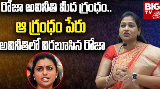 TDP Anitha Counter to Minister Roja : రోజా అవినీతి మీద గ్రంధం..ఆ గ్రంధం పేరు అవినీతిలో విరబూసిన రోజా