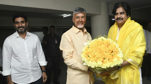 Chandrababu Naidu : చంద్రబాబు, పవన్ కల్యాణ్ భేటీ.. సీట్ల సర్దుబాటుపై చర్చ..