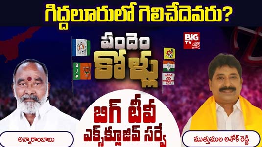 Giddalur Assembly Constituency : గిద్దలూరులో గెలిచేదెవరు..? బిగ్ టీవీ సర్వే ఫలితాలివే..!