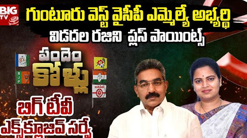 GUNTUR WEST : బిగ్ టీవీ సర్వే.. గుంటూరు వెస్ట్ లో గెలిచే అభ్యర్ధి ఏవరు?