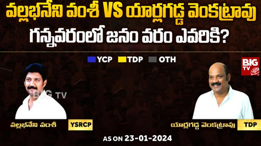 Gannavaram Assembly Constituency : బిగ్ టీవీ సర్వే.. వల్లభనేని వంశీ VS యార్లగడ్డ వెంకట్రావు.. గన్న”వరం” ఎవరికి ?