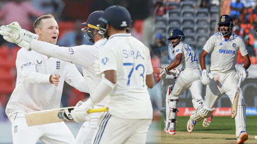 India vs England 1st Test : టామ్ హర్ట్ లీ స్పిన్ వలకు చిక్కిన టీమిండియా.. తొలి టెస్టులో ఓటమి..